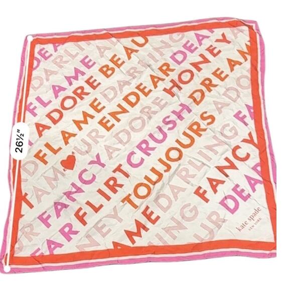 Kate Spade Scarf All Over Print - Picture 1 of 4